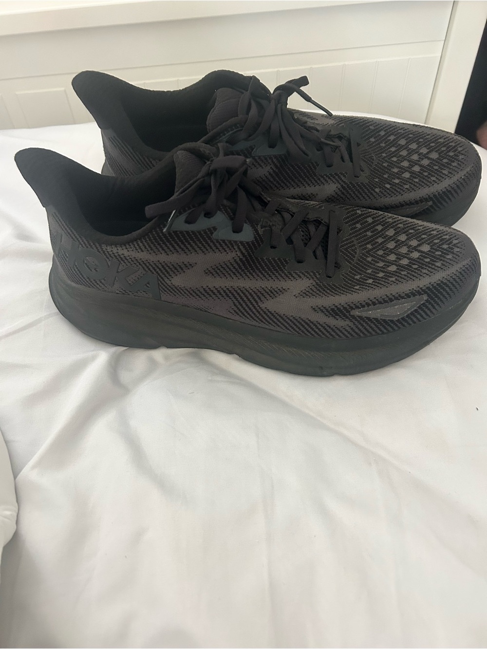 Hoka Clifton 9 Men's Running Shoes - Charcoal Black - Picture 3 of 4